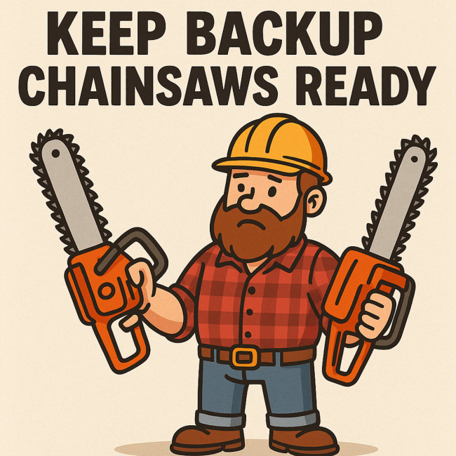 Keep Your Chainsaws Sharp and Your Backups Sharper: A Road Super’s Guide to Backup Saws